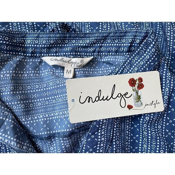 NWT Boho Indulge In Style Blue Dress Women’s Size Medium Fairy Barbie Core - Picture 10 of 11